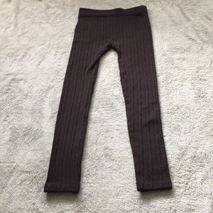 rue21 Thermal Leggings - S/M - Brown